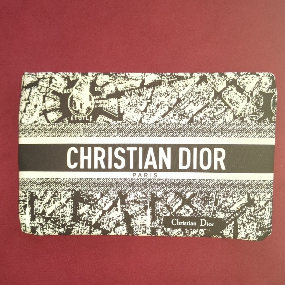 Christian Dior Black and White Pouch